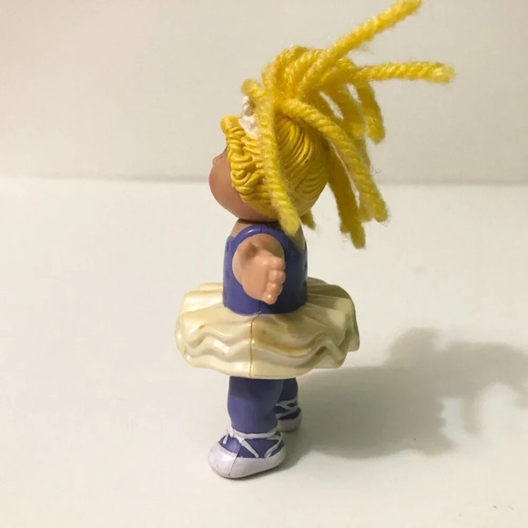 Vtg 1992 Cabbage Patch Kid Doll PVC 3 Inch Mini Figure Girl CPK  Ballerina - Picture 6 of 16